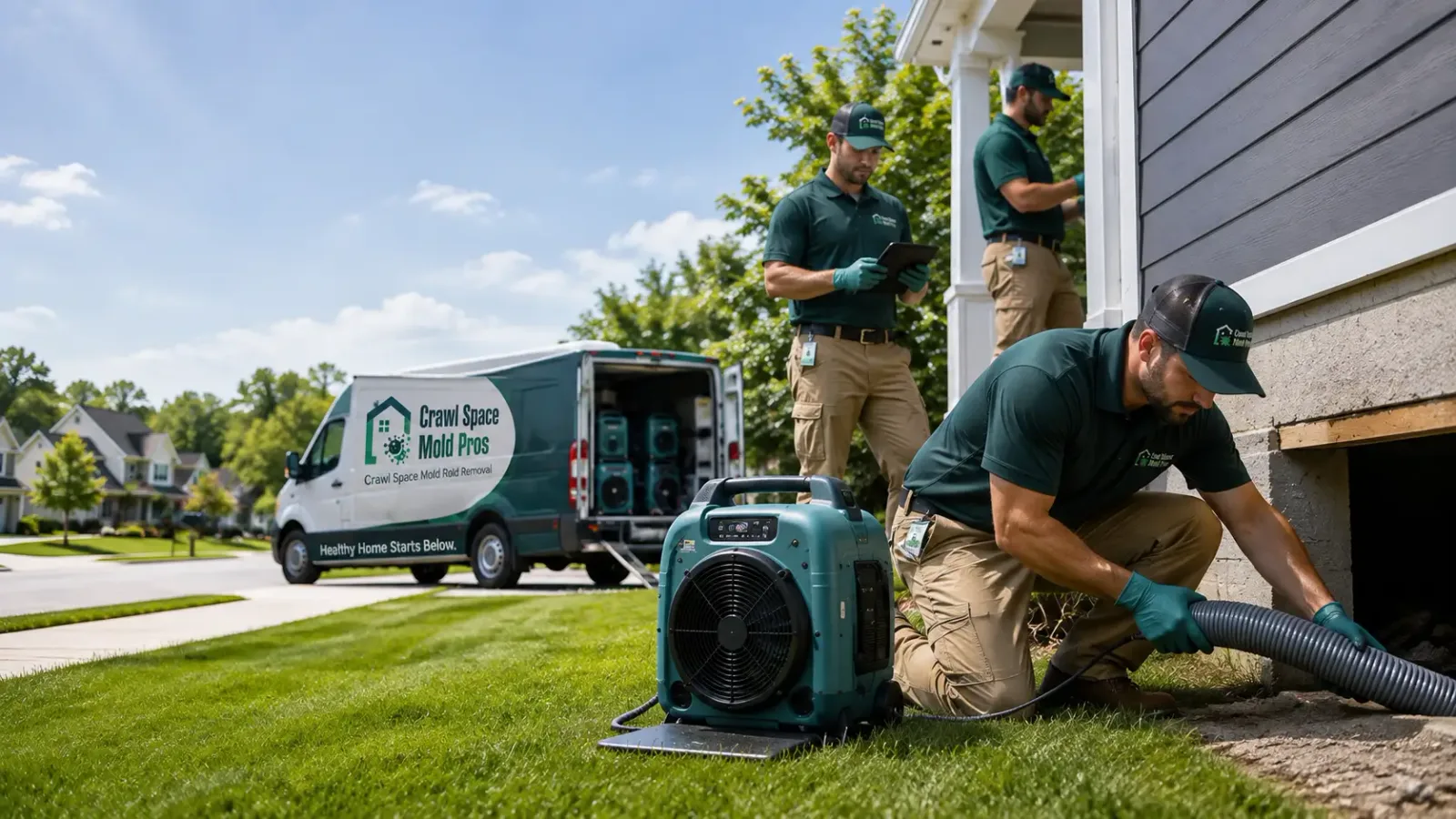 Crawl Space Mold Removal in Vassar, MI
